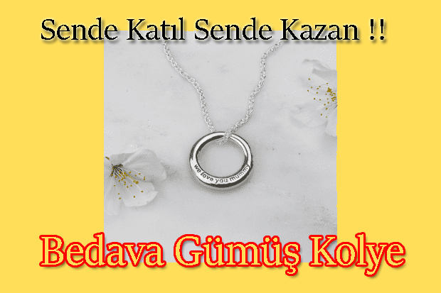 Bedava Gümüş Kolye